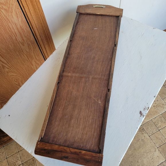 🇨🇦 Vintage 70s Wooden Letter Holder Wall Mount - Picture 7 of 9